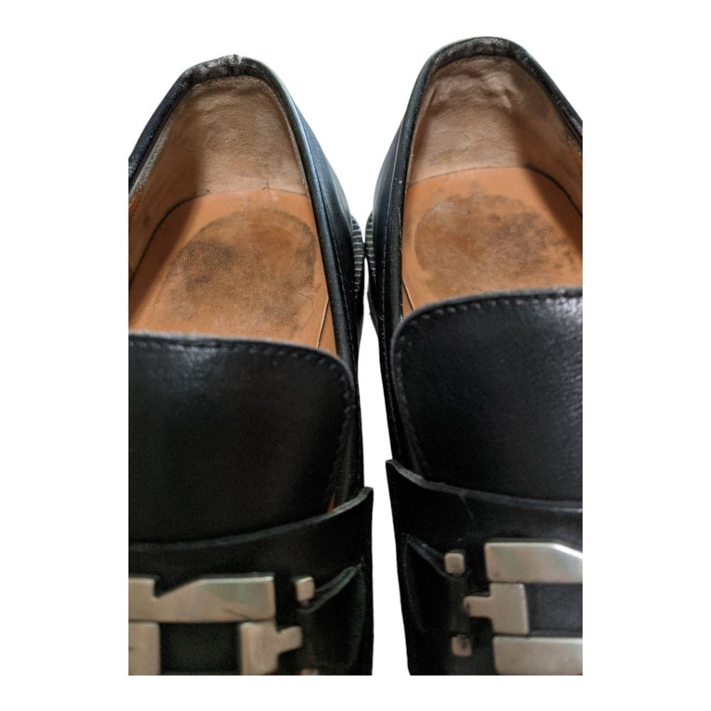 Salvatore Ferragamo men's horse bit black leather classic dress shoe Italy 8D - Picture 10 of 12